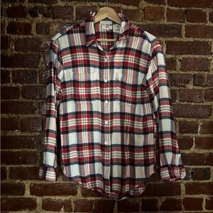 Levi's Multicolor Plaid Flannel Button-Down Shirt